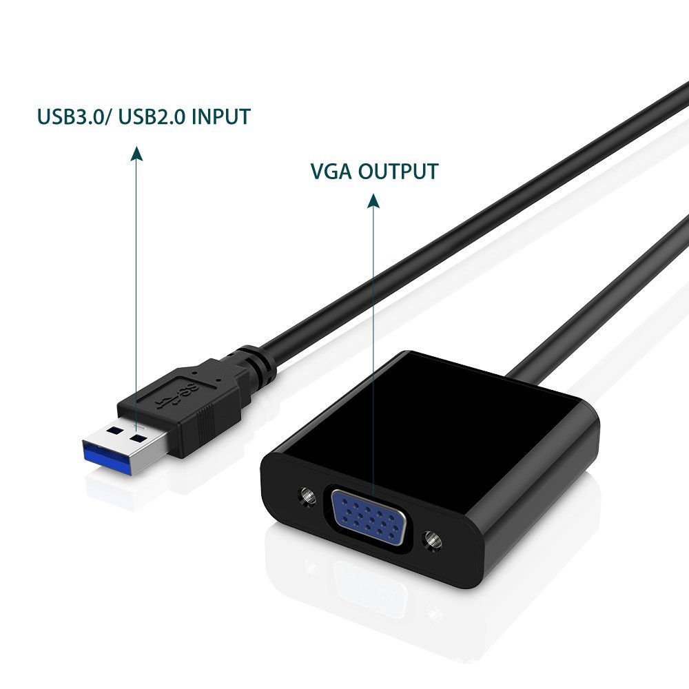 USB 3.0 To VGA Adapter Multi-D - Adjustable Laptop Table recension och pris