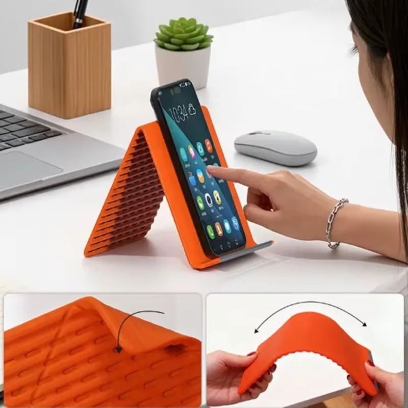 Flexible Foldable Silicone Pho - Adjustable Laptop Table recension och pris
