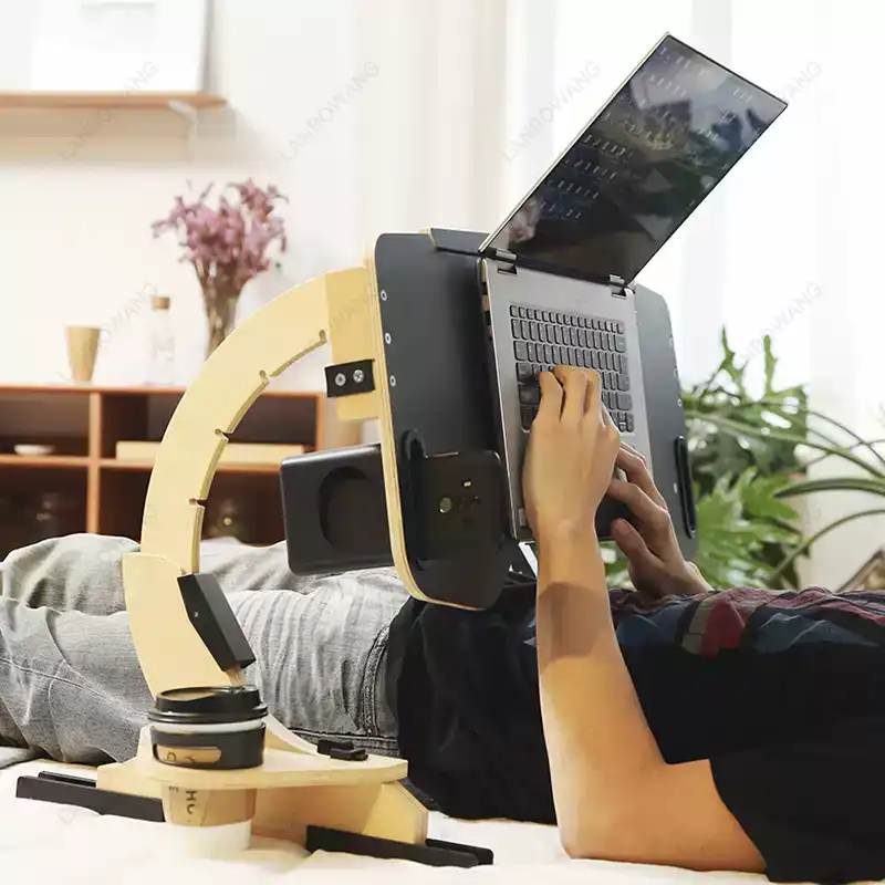 Aluminum Alloy Folding Lap Des - Adjustable Laptop Table recension och pris