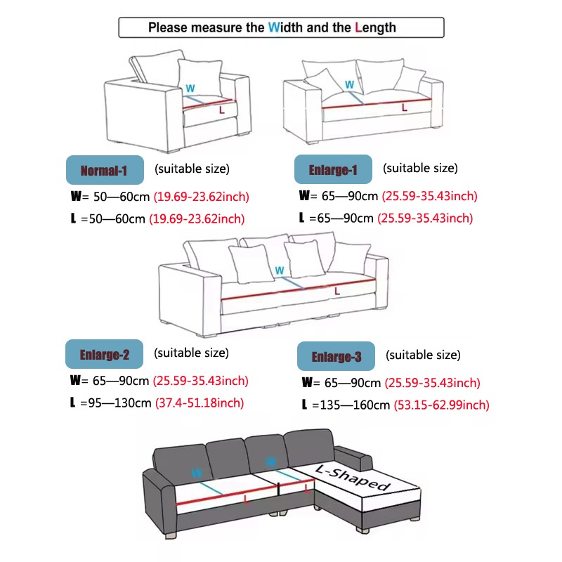 thick plush Sofa Cover Elastic - Office Furniture Removal recension och pris