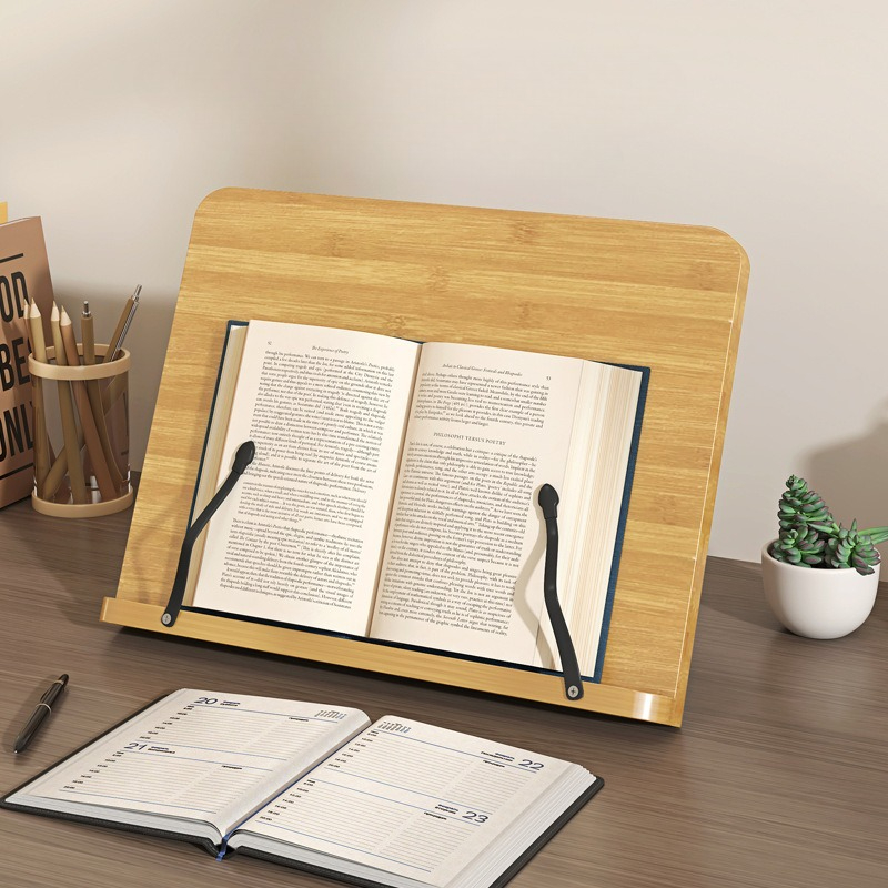 Wooden Reading Book Stand, Mul - Adjustable Laptop Table recension och pris