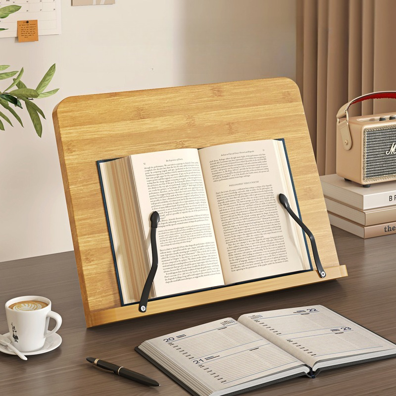 Wooden Reading Book Stand, Mul - Adjustable Laptop Table recension och pris
