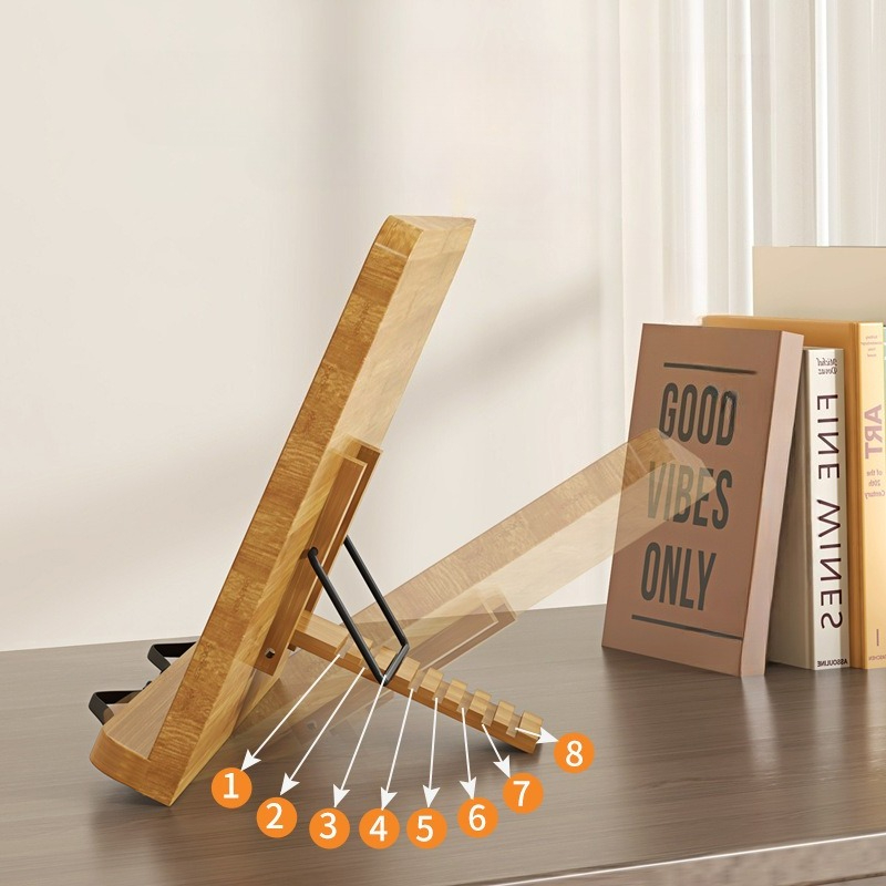 Wooden Reading Book Stand, Mul - Adjustable Laptop Table recension och pris
