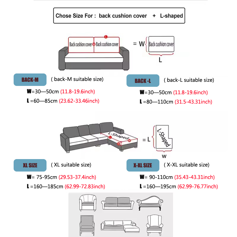new thick plush Sofa Cover Ela - Office Furniture Removal recension och pris
