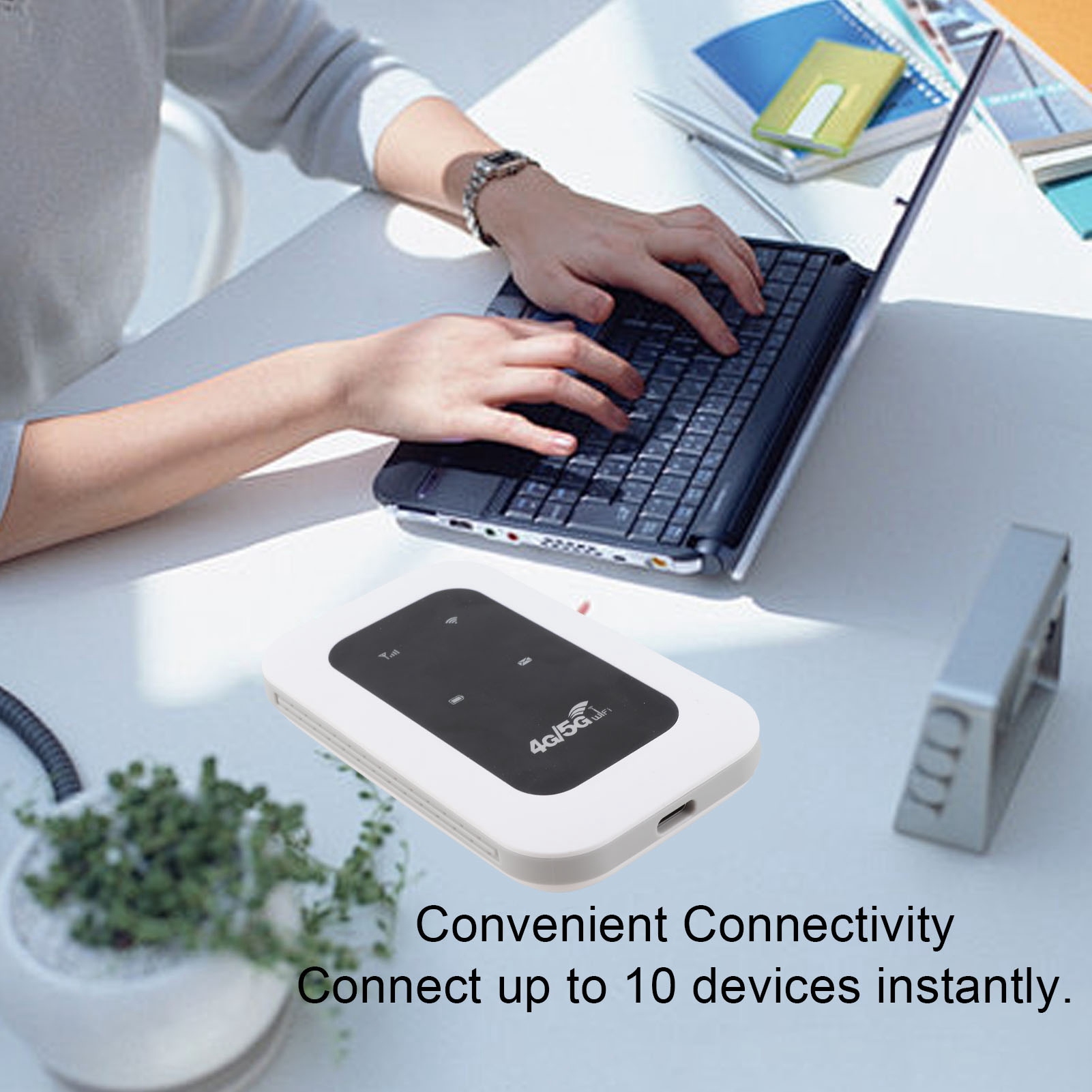 Portable 4G WiFi Hotspot 300Mb - Adjustable Laptop Table recension och pris