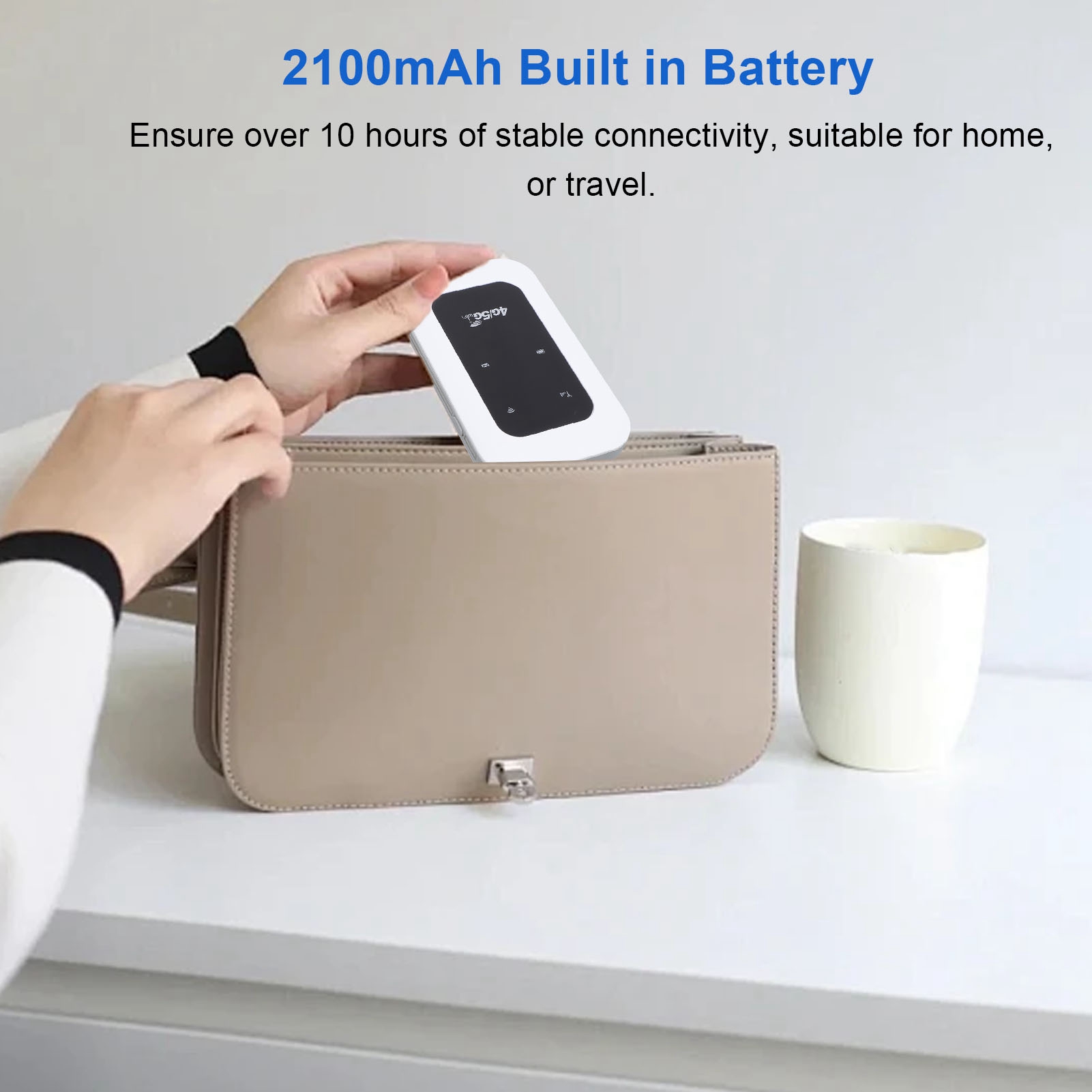 Portable 4G WiFi Hotspot 300Mb - Adjustable Laptop Table recension och pris