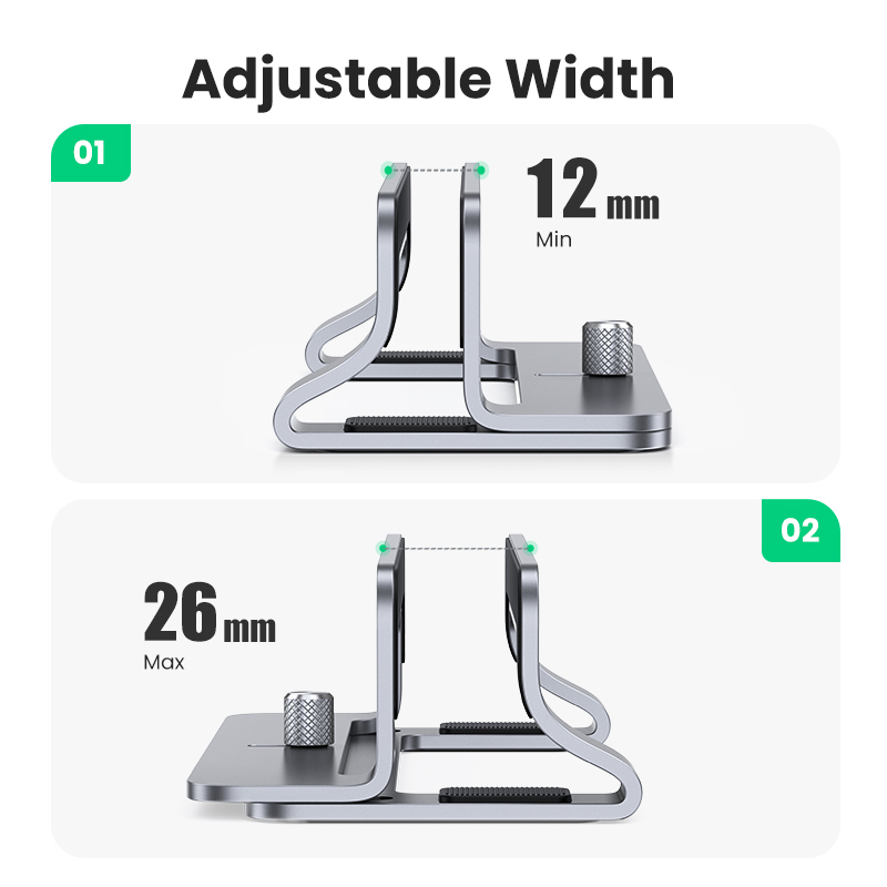 UGREEN Vertical Laptop Stand H - Adjustable Laptop Table recension och pris