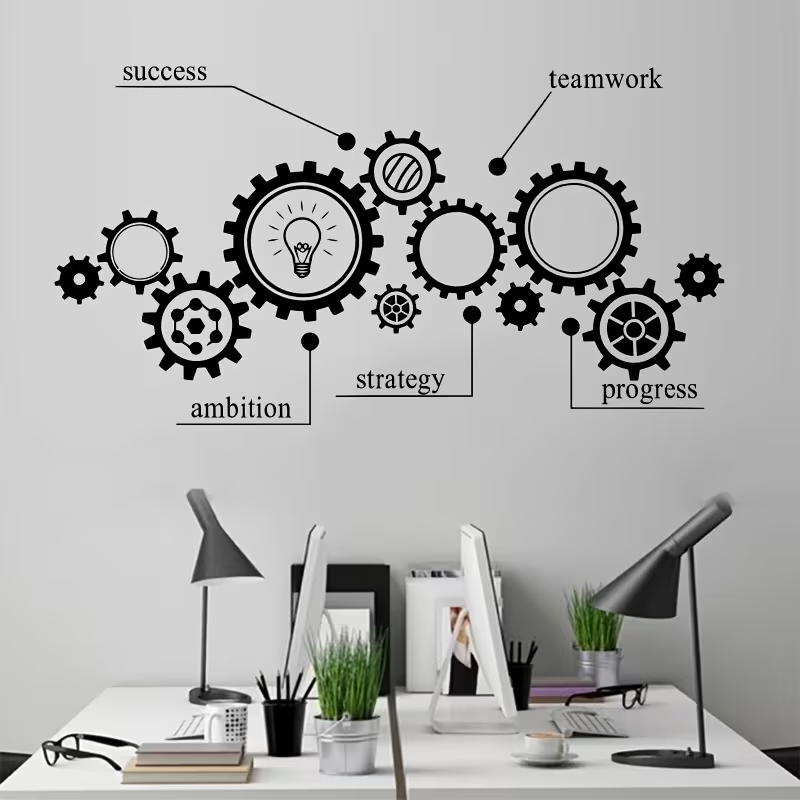 Removable Wall Sticker with Ge - Office Furniture Removal recension och pris
