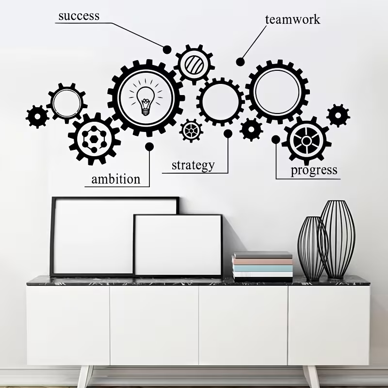 Removable Wall Sticker with Ge - Office Furniture Removal recension och pris