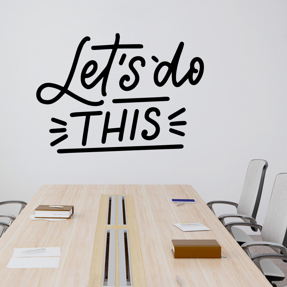 1pc Office Wall Decal Removabl - Office Furniture Removal recension och pris