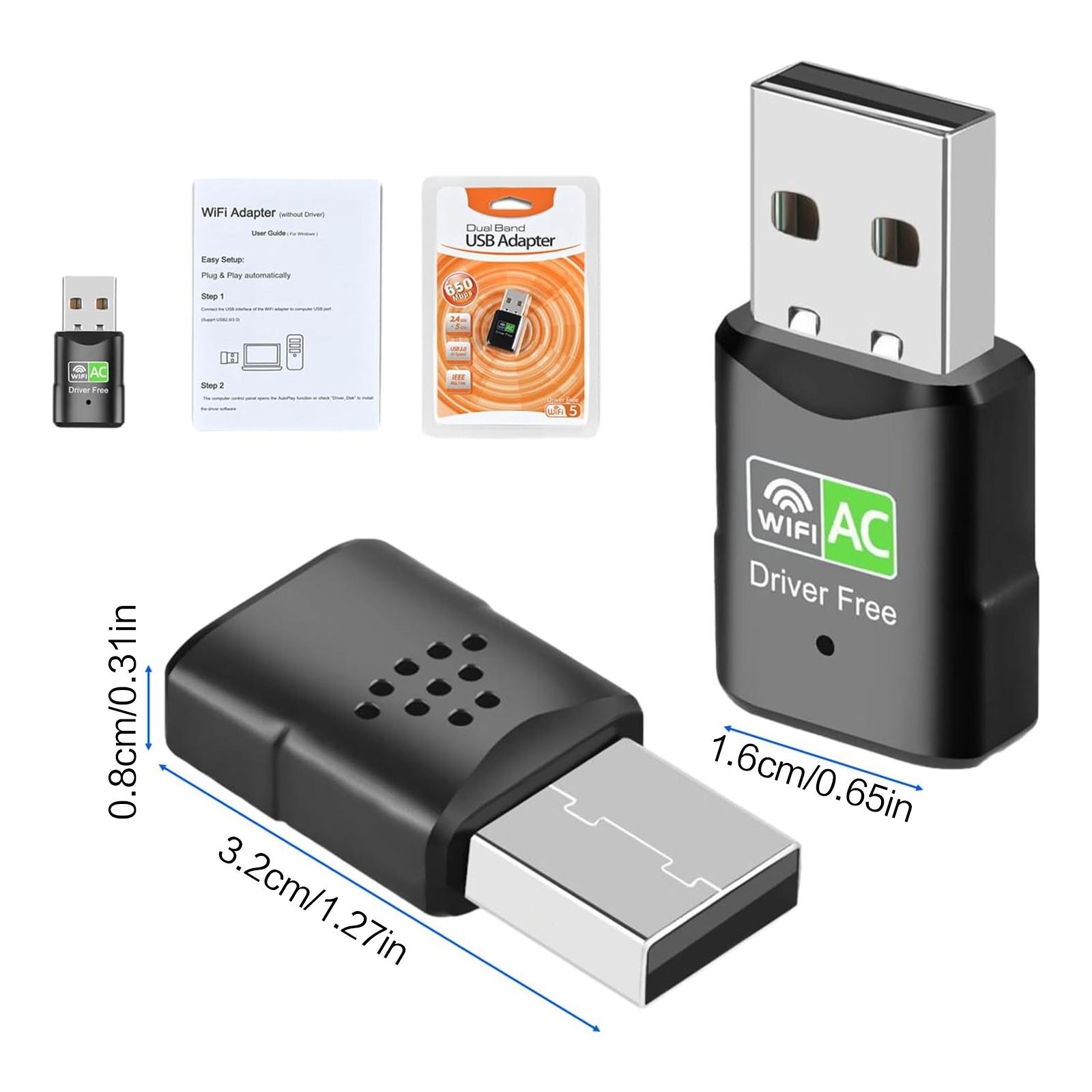 AC600 USB WiFi Adapter, Dual B - Adjustable Laptop Table recension och pris