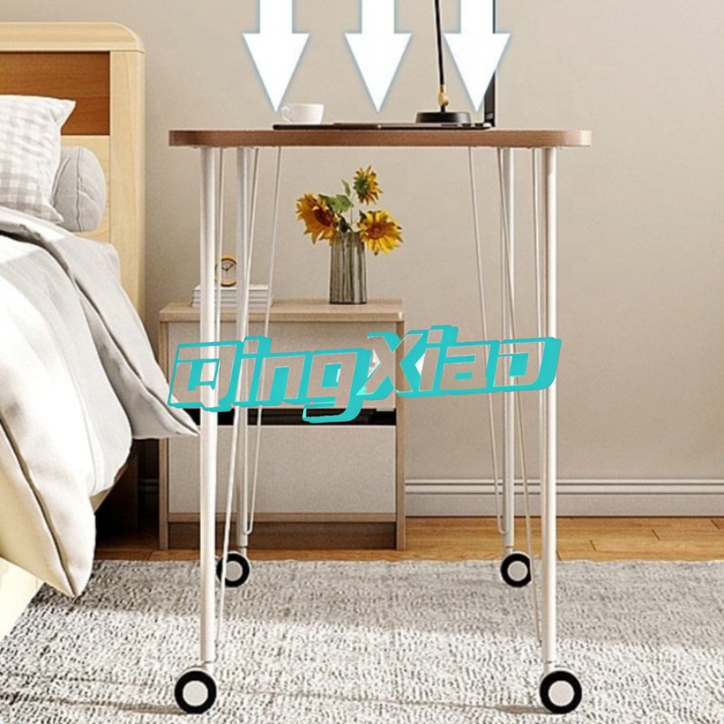 Mobile Computer Desk With Whee - Adjustable Laptop Table recension och pris